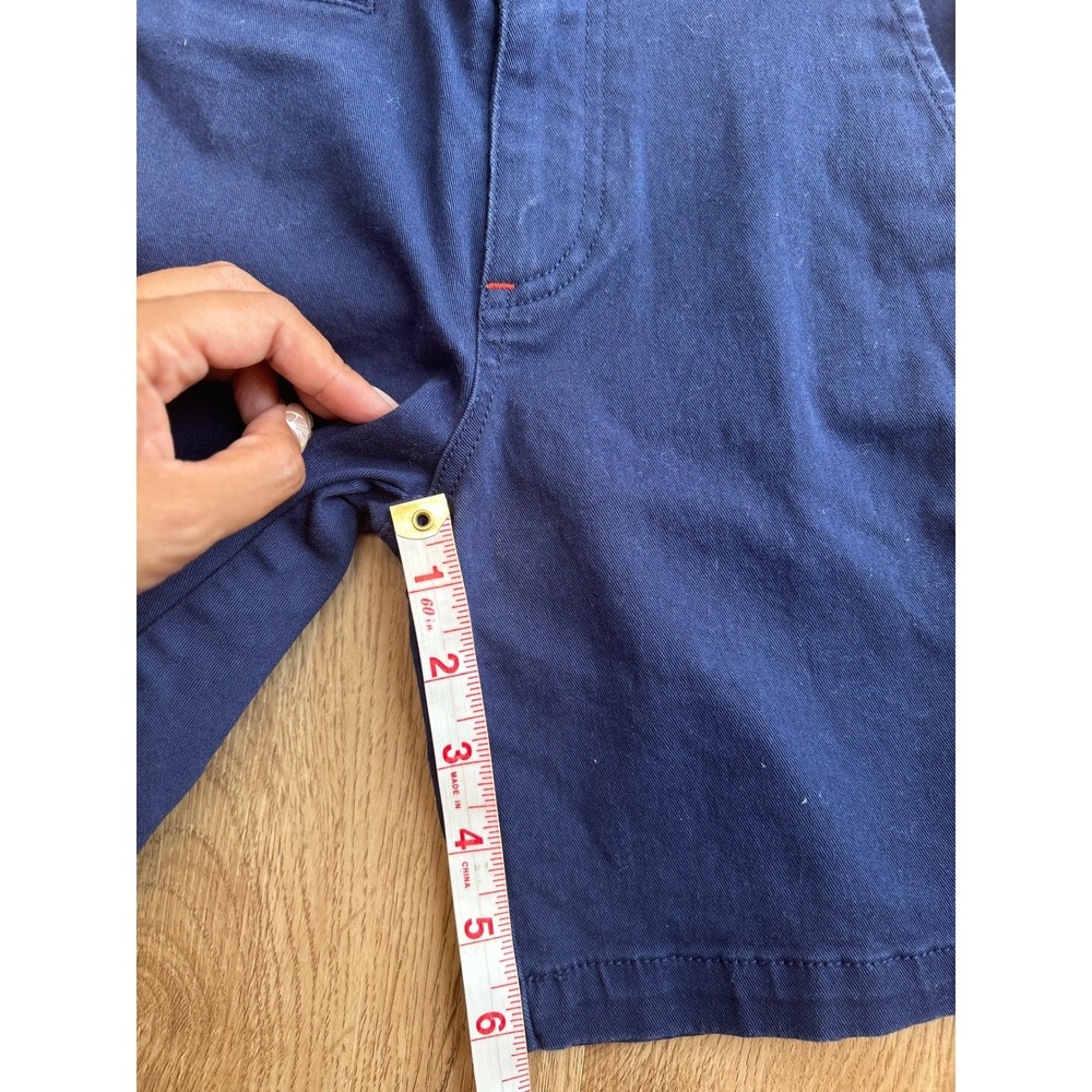Boden Boys Navy Blue Chino Shorts Adjustable Waist Size 9Y 134cm Cotton Stretch - Picture 7 of 8